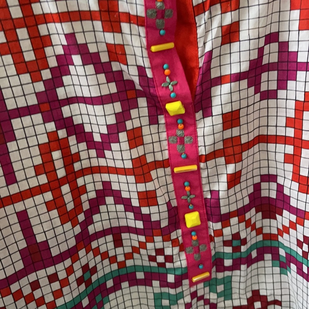 Kurta large multi pattern - Picture 3 of 4